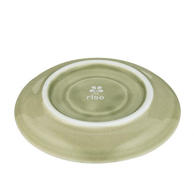 RISE BASE блюдце 120 мм фисташковое